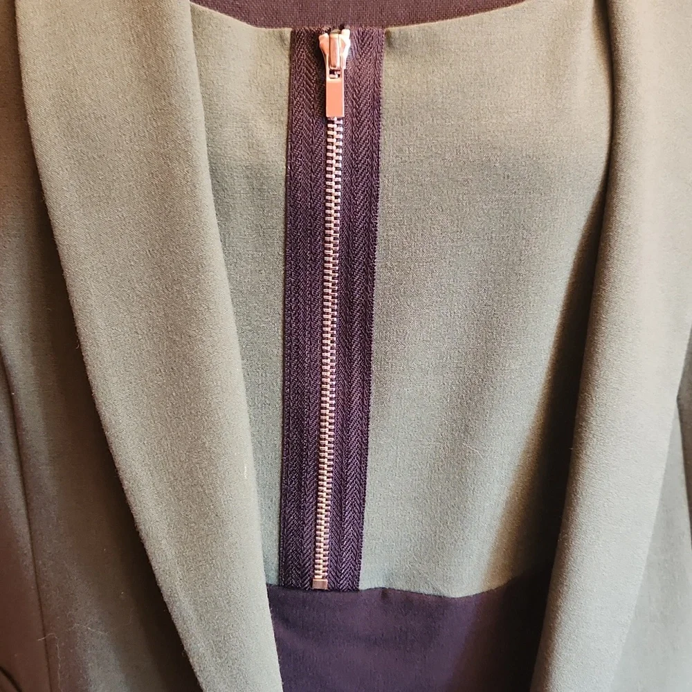 Nine West Green Blazer Suit Jacket Professional - Picture 3 of 6